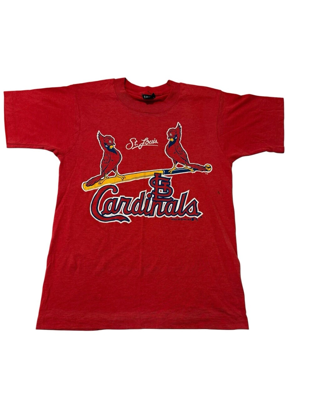 Vintage 80s St Louis Cardinals T Shirt S Screen Stars Best l Single Stitch Men’s